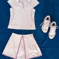 COMPLETO TENNIS DONNA ELLESS ANNI 80 90 