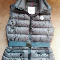 Gilet MONCLER Piumino Marrone Donna con cintura
