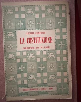 Costituzione commentata, edizione Signorelli 1956