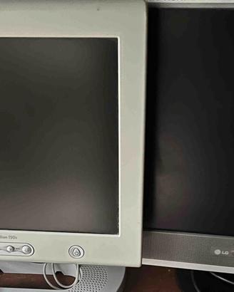 Monitor 15 e 17 pollici per PC VGA e DVI - coppia