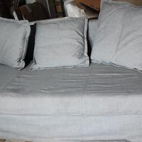 divano letto tessuto 3 posti sfoderabile