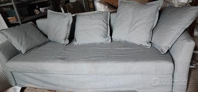 divano letto tessuto 3 posti sfoderabile