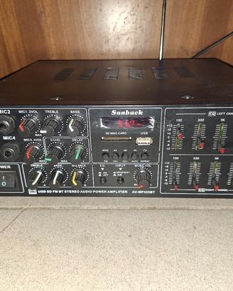 Amplificatori con 4 canali microfoni.