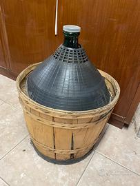 Damigiana vetro 28L in legno