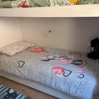 Letto a castello con scala