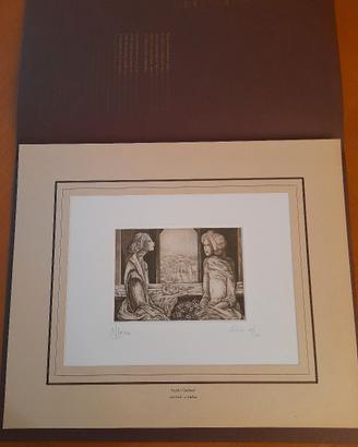 Incisione di A. Galeazzi  Omaggio a F. Brescianini