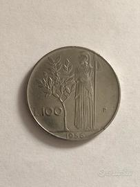 100 lire minerva 1956 BB
