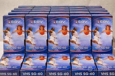 27 VHS nuove sigillate videoregistratore 