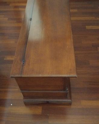 Panca arte povera legno massello con 2 tiretti