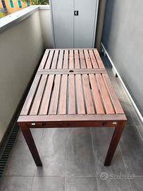 Tavolo da esterno legno allungabile IKEA ÄPPLARÖ