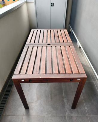 Tavolo da esterno legno allungabile IKEA ÄPPLARÖ
