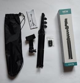 Treppiedi in alluminio da 43cm a 178cm - Nuovo