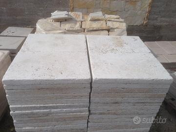 Marmette di Travertino Romano da Pavimento Esterno