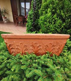 Vaso Fioriera in Terra Cotta, Vintage. cm47