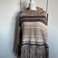 Poncho e scialle lungo anni 70