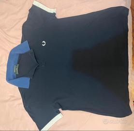 Polo fred perry da uomo blu scruro