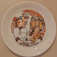 Piatto vintage autogrill De Simone