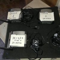 ripetitori per casse audio più ricevitore per Mixe