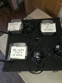 ripetitori per casse audio più ricevitore per Mixe