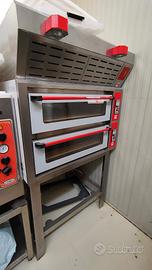Forno pizza elettrico professionale doppia camera