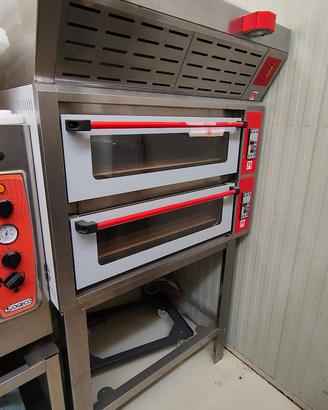 Forno pizza elettrico professionale doppia camera