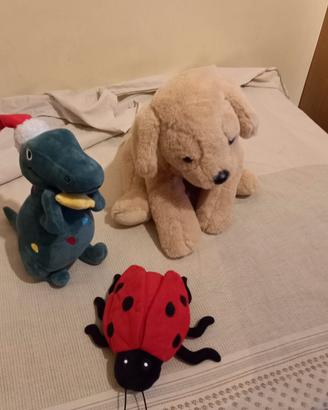 Lotto 3 peluches