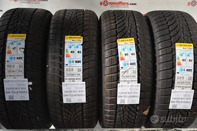 4 Pneumatici 225/55 R17 Dunlop Winter Sport 4 D Ru
