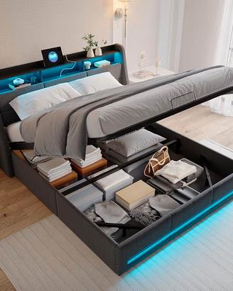 letto con contenitore 