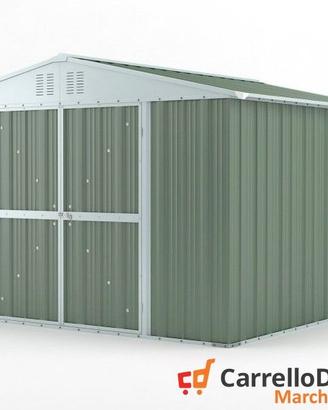 Box struttura lamiera Acciaio 327x307 verde