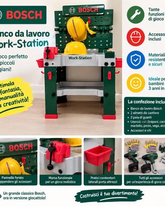Banco lavoro Bosch Work Station utensili accessori