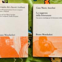 2 libri letteratura italiana Gian Mario Anselmi