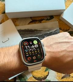 Apple Watch ultra 2 cinturino Ocean bianco