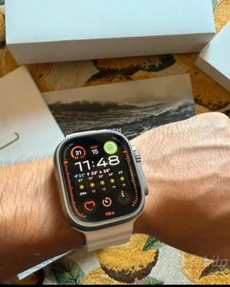 Apple Watch ultra 2 cinturino Ocean bianco
