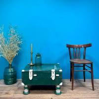 TAVOLINO DA CAFFE' SOGGIORNO INDUSTRIAL CASSETTA