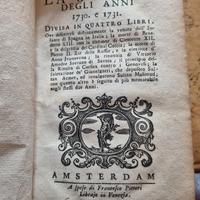 la storia degli anni 1730 1731 Amsterdam 