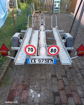 Carrello/rimorchio portamoto Ellebi LBM285