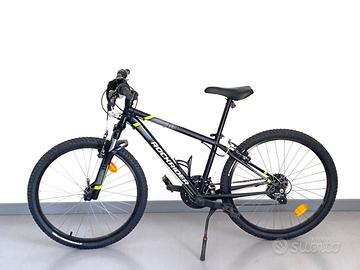 MOUNTAIN BIKE  24"  Rockrider ST500 nera x ragazzo
