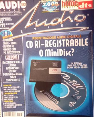Rivista AUDIO REVIEW n° 183 del 1998