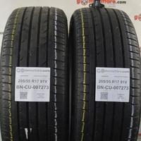 2 pneumatici bridgestone 205/55 r17 91v cu007273