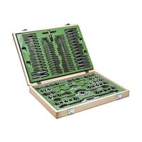 Set maschi e filiere in acciaio a cromo e accessor