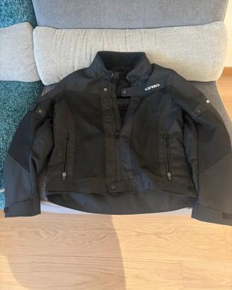 Giacca moto Acerbis, taglia S, nera