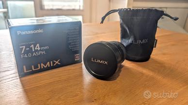 Obbiettivo Panasonic Lumix G Vario 7-14 f4 ASPH