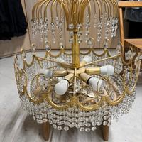 Lampadario e abat-jour vintage stile impero