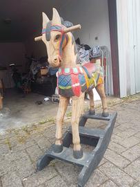 cavallo a dondolo anni 40