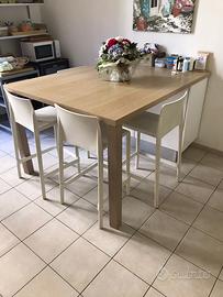 4 sgabelli alti da interno o esterno