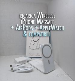 Ricarica Wireless 3 in 1 MagSafe 15W Apple iPhone