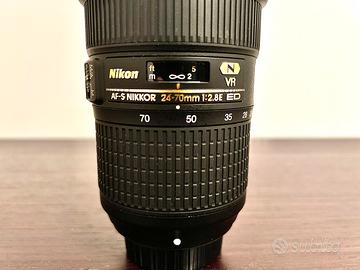 Nikon 24-70 f2.8 VR come NUOVO