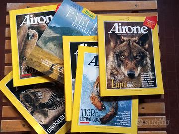 Lotto libri 97 riviste Airone anni 80 - 90