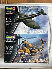 Lotto 2 Kit Revell 1:72 Aerei e elicotteri