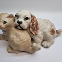 Cane gatto in ceramica firmati